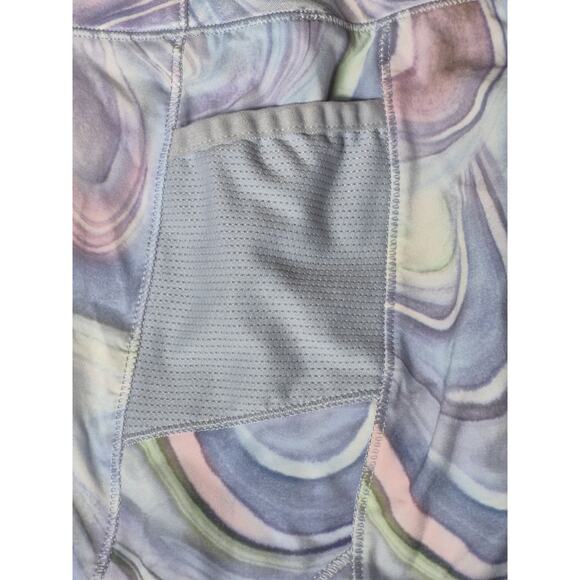 Athleta Girl Sz XL (14) Record Breaker 3” Running Short Blue/Pink Swirl Pattern - Picture 8 of 9